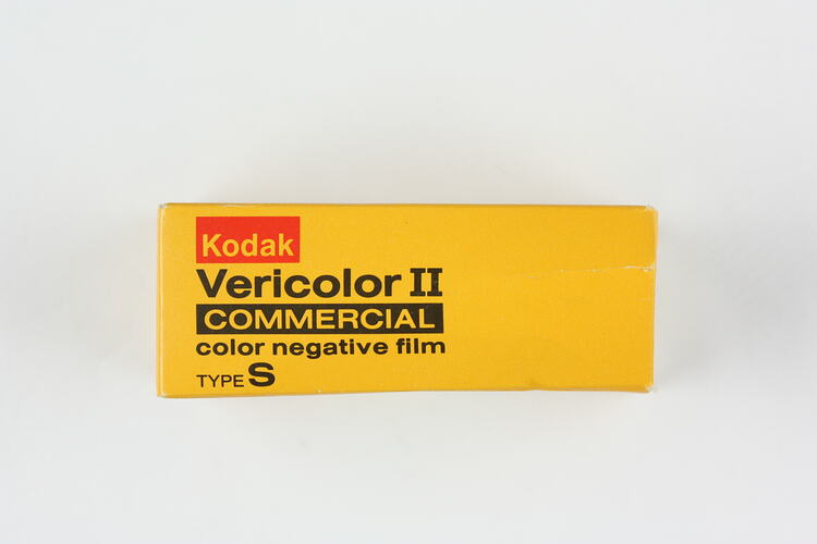 Box - Eastman Kodak, 'Kodak Vericolor II Commercial', Type S, 120