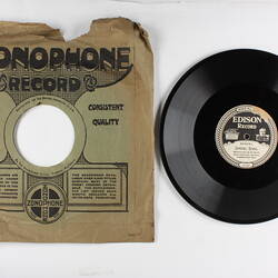 Disc Recording - Edison, Double-Sided, 'Spring Song' and 'Anitra' Dance', 1919-1929