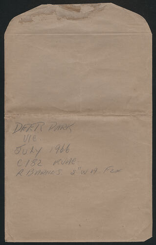 Photographic envelope.