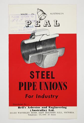 Front cover with photo image and descriptive text.