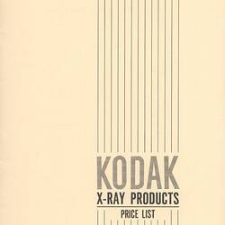 Cover page with printed text.
