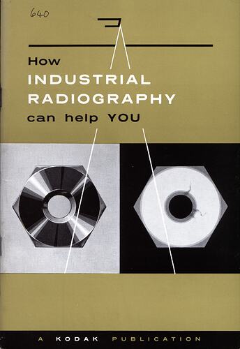 Cover page with images of x-rayed objects.