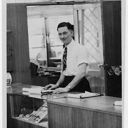 Photograph - Kodak Australasia Pty Ltd, Ron Williamson, Collins Street, Melbourne, circa 1950s