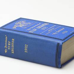 Book - The Australasian Turf Register, 1932