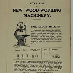 Trade Literature - Bevan & Edwards Pty Ltd, Machine Tools, 1907