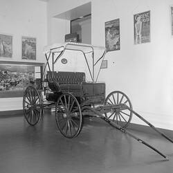 Piano box buggy, Science Museum, Melbourne, 1970s