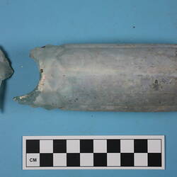 Bottle - Glass, Light Green, circa 1840-1920