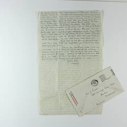 Letter - From Nippy, Frankston, Victoria to Jim Leech, Middlesex, England, 20 Feb 1956