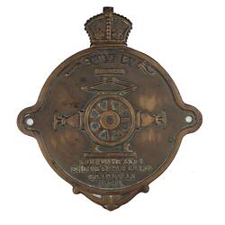Locomotive Builders Plate - Commonwealth Engineering Co Ltd, Granville Works, New South Wales, 1954