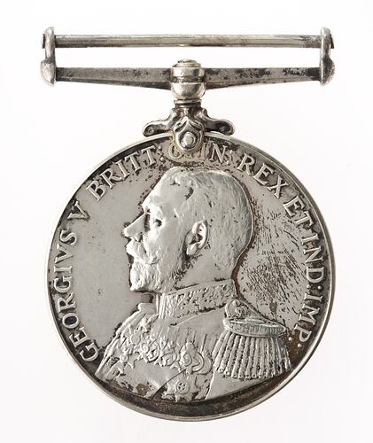 Medal - Distinguished Service Medal, King George V, Specimen, Great Britain, 1914-1937 - Obverse