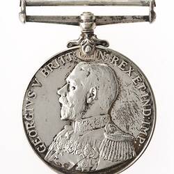 Medal - Distinguished Service Medal, King George V, Specimen, Great Britain, 1914-1937 - Obverse