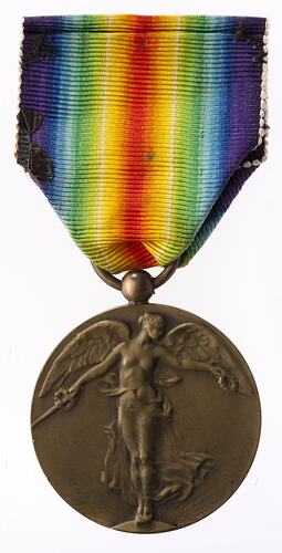 Medal - Victory Medal 1914-1918, Belgium, 1918 - Obverse