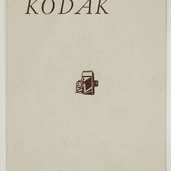 Invitation - Kodak Australasia Pty Ltd, 'A Photographic Lecture & Demonstration', by Eric R. Merton, 1950s - 1960s