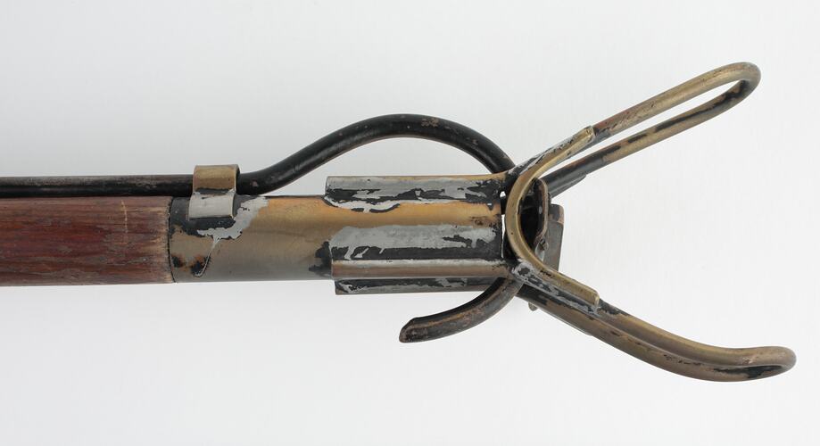HT 2826, Snake Catching Stick - Wood, circa 1920