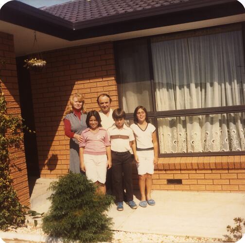 Shkembi family, Keilor Downs, Victoria, 1982