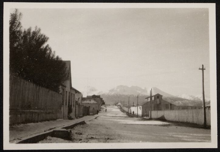 Ushuaia with Mount Olive in the background taken on May 8th, 1929.