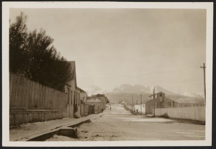 Ushuaia with Mount Olive in the background taken on May 8th, 1929.
