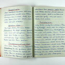 Recipe Book - Dorothea Dunzinger, Steyr, Austria, Jun 1948 - Feb 1949