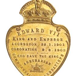 Medal - Edward VII Coronation, 1902 AD