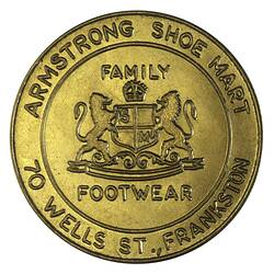 Medal - Armstrong Shoe Mart, Frankston, 1988 AD