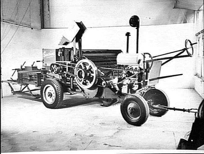 O/S FRONT VIEW PICKUP BALER: JUNE 1951