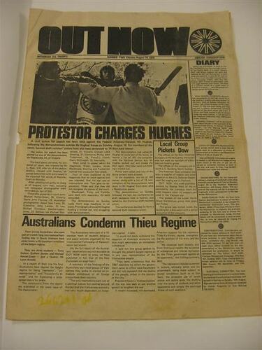 Broadsheet - Out Now, Australia, 1970
