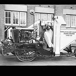Photograph - H.V. McKay Massey Harris, Sunshine K.B. Type Auto Header Harvester, Sunshine, Victoria, Sep 1938