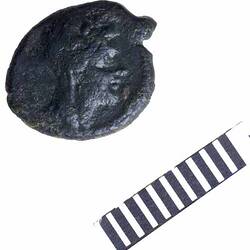 Coin - Sextans, Larinum, Frentani, Italy, circa 100 BC