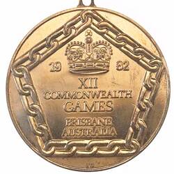 Medal - Xii Commonwealth Games, Brisbane, Gold, Uncirculated 