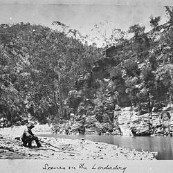Photograph - by A.J. Campbell, Lerdederg River, Victoria, 1892