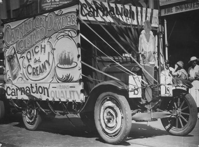 Photograph - Decorated Truck, Ballarat, 1935