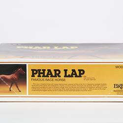 Boxed plastic model kit for a brown horse.