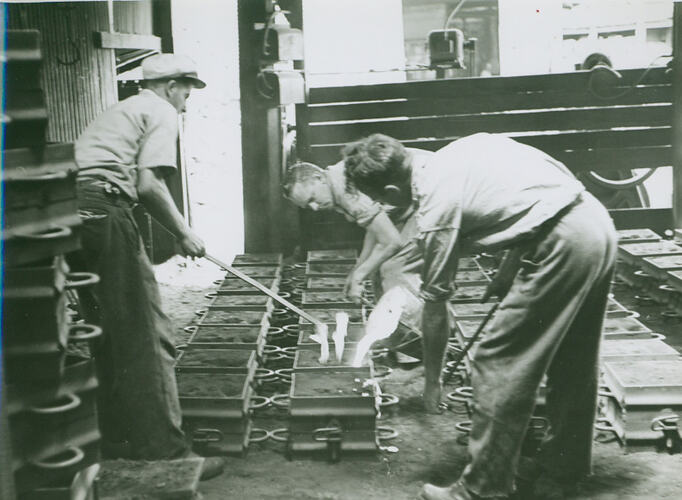 Photograph - Foundry process operators