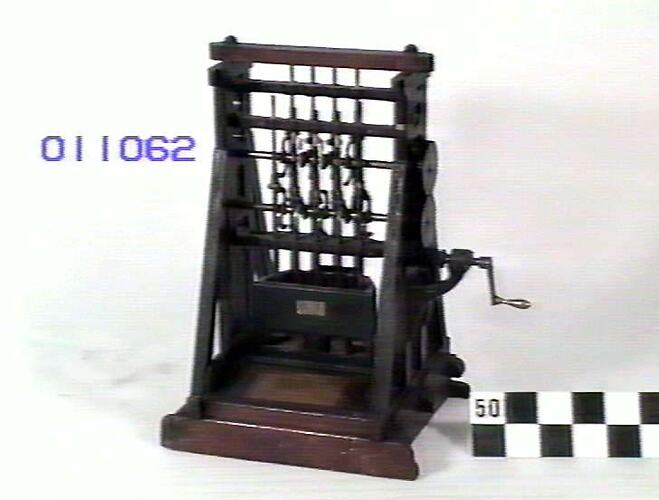 Stamp Battery Model - Hope's Patent Compound 9-Head, 1865