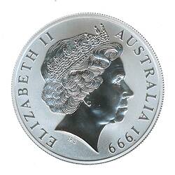 Coin - 1 Dollar, Silver Kangaroo Dollar, Australia, 1999