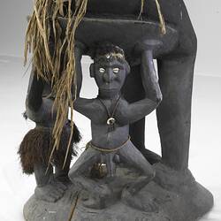 Sepik Ancestral figure (detail of base)