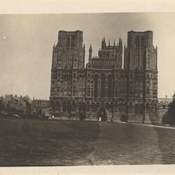 Photograph - Wells Cathedral, England, Tom Robinson Lydster, World War I, 1916-1919