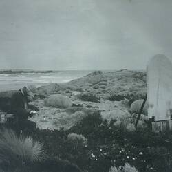 Photograph - Shipwreck Memorial to William Dazell Nicholson, King Island, 1887