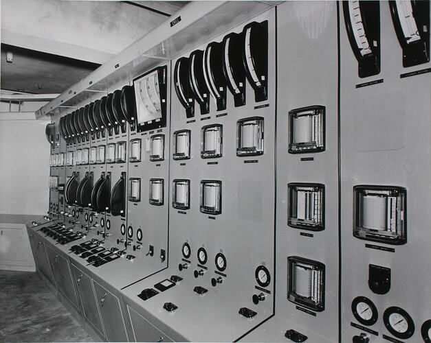 Photograph - Kodak, Control Panel, Coating Building For The Emuilsion Coating Machine, Coburg, circa 1964