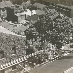 Photograph - Buildings, Pipes and Trees, Kodak Factory, Abbotsford, early 20th century