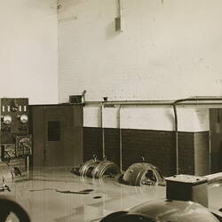 Photograph - Kodak Australasia Pty Ltd, Flood Water in Powerhouse Building, Abbotsford, Victoria, 1934