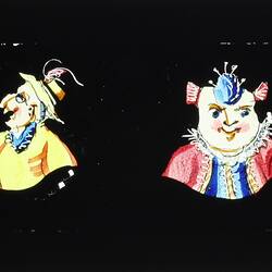 Lantern Slide - Panorama Type, Punch & Judy, 1820-1860