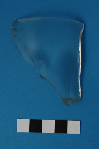 Tumbler Glass - Glass, Colourless, Moulded, Panelled (Fragment)