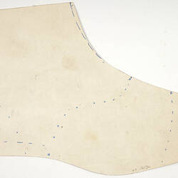 Shoe Pattern Piece, Boot Pattern, 1950s
