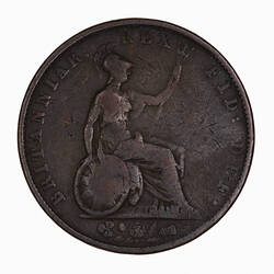 Coin - Halfpenny, William IV, Great Britain, 1831 (Reverse)