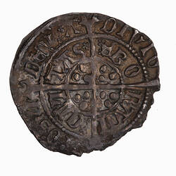 Coin - Halfgroat, Henry VII, England, 1501 - 1507 (Reverse)