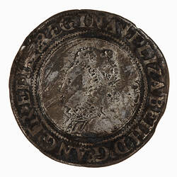 Coin - Sixpence, Elizabeth I, England, Great Britain, 1561 (Obverse)
