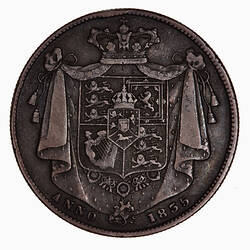 Coin - Halfcrown, William IV,  Great Britain, 1835 (Reverse)