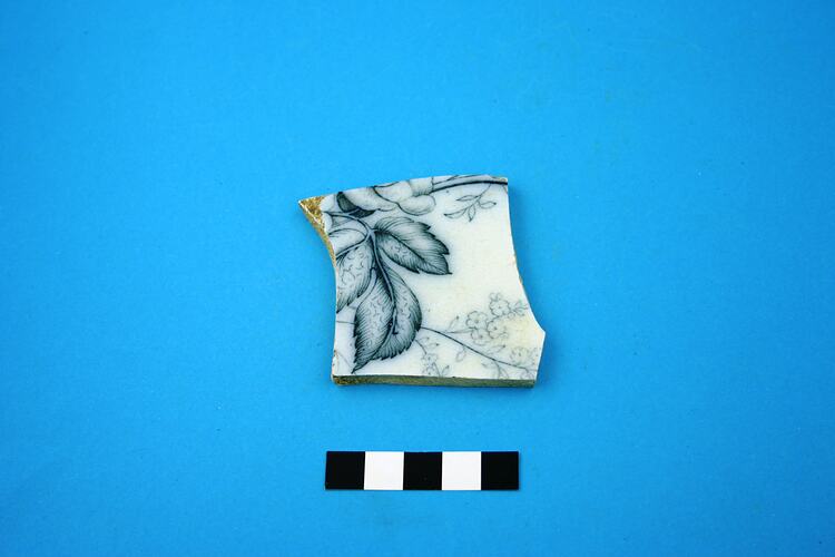 Fragment of earthenware base.
