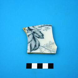 Fragment of earthenware base.